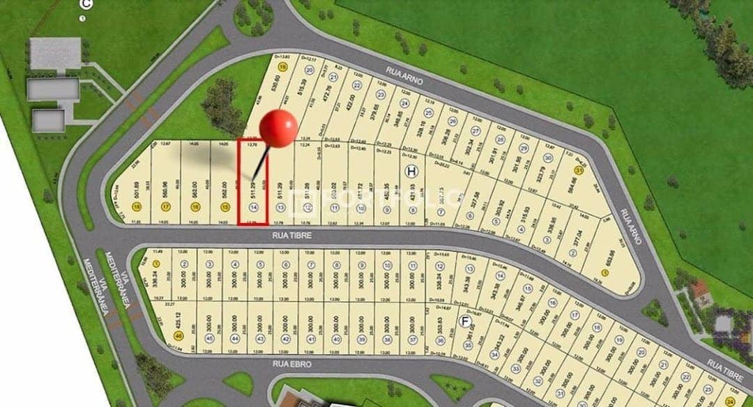 Terreno à venda, 511 m² por R$ 506.177,00 - Jardins Barcelona - Senador Canedo/GO