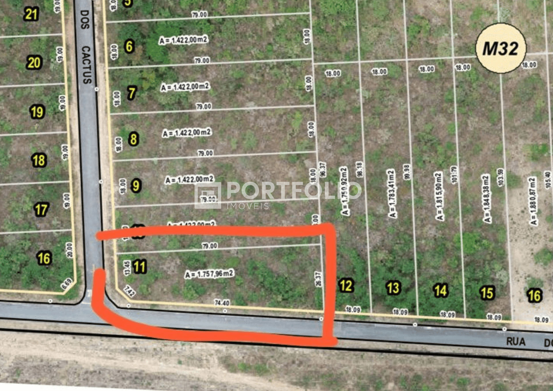 Lote à venda de esquina no Mansões Morumbi, Senador Canedo, GO